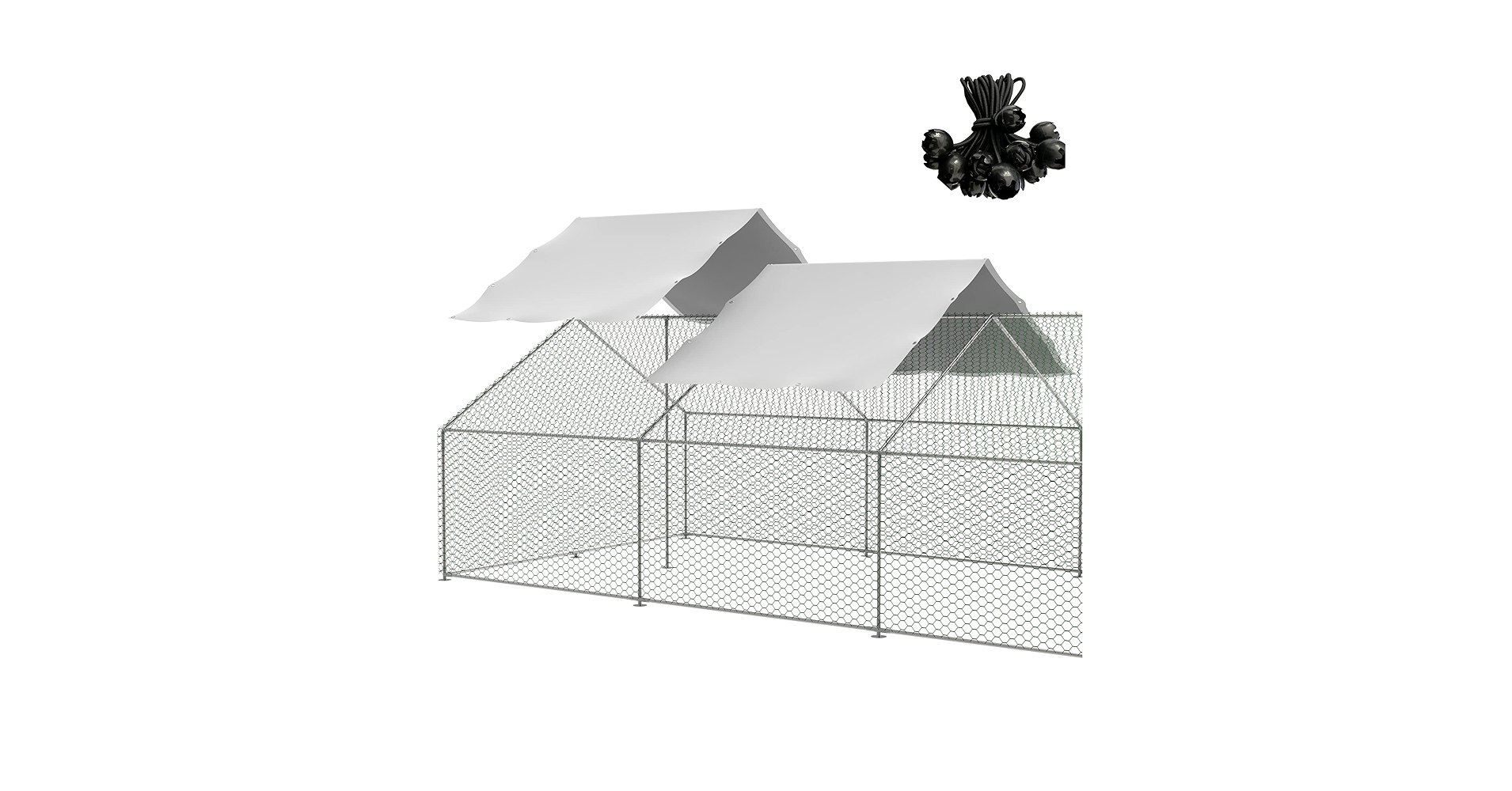 BUMP OF CHICKEN サイズＭ Amazon.com: Outdoor Metal Chicken Coop Cover with 44 pcs
